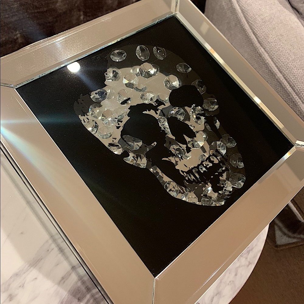 Skull Mirror Jewelry Box